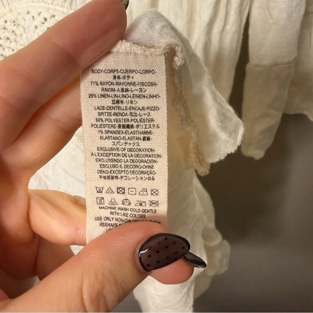 Free People Moonlight Romantic Tunic Size Small